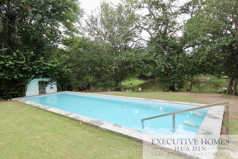 Cha Am Pool Villa for Sale | Modern Pool Villa with Private Lake for Sale | Hua Hin pool villa for sale