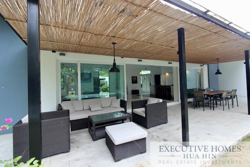 Cha Am Pool Villa for Sale | Modern Pool Villa with Private Lake for Sale | Hua Hin pool villa for sale