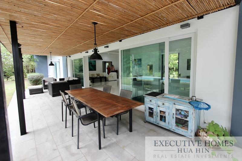 Cha Am Pool Villa for Sale | Modern Pool Villa with Private Lake for Sale | Hua Hin pool villa for sale