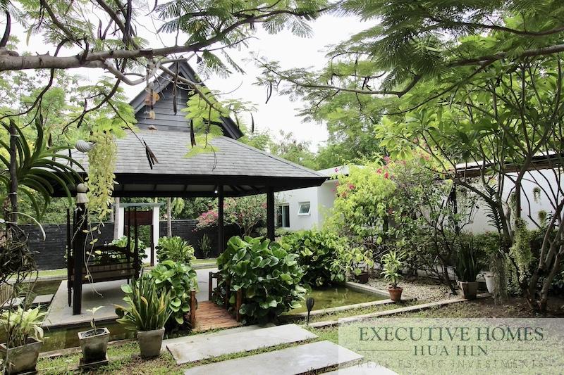 Cha Am Pool Villa for Sale | Modern Pool Villa with Private Lake for Sale | Hua Hin pool villa for sale