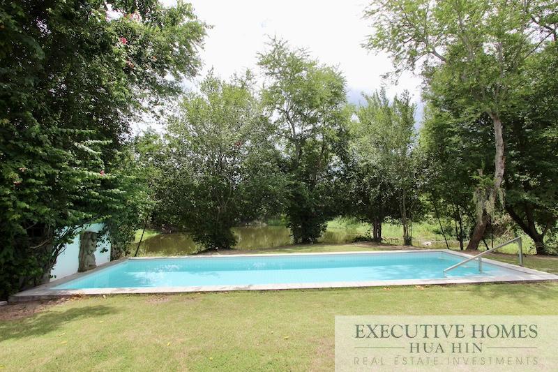 Cha Am Pool Villa for Sale | Modern Pool Villa with Private Lake for Sale | Hua Hin pool villa for sale