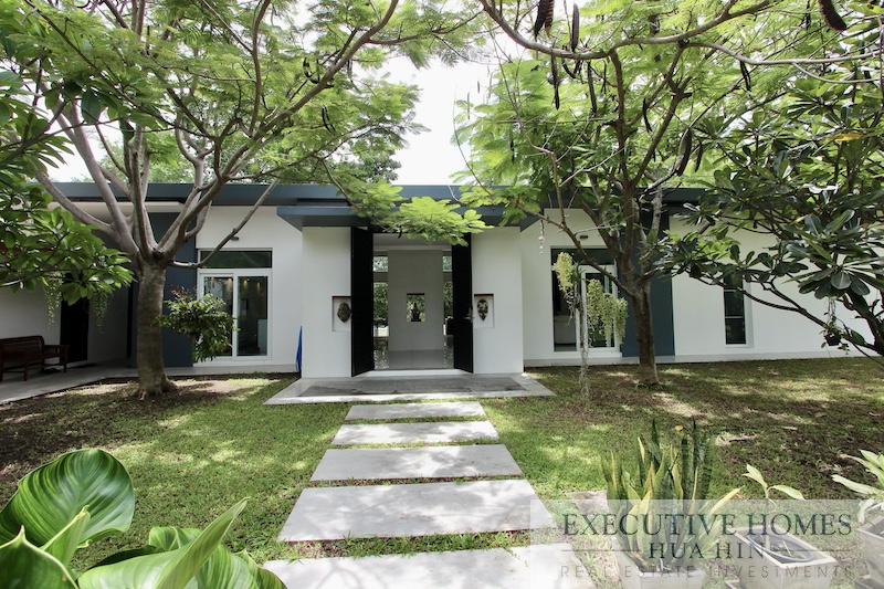 Cha Am Pool Villa for Sale | Modern Pool Villa with Private Lake for Sale | Hua Hin pool villa for sale